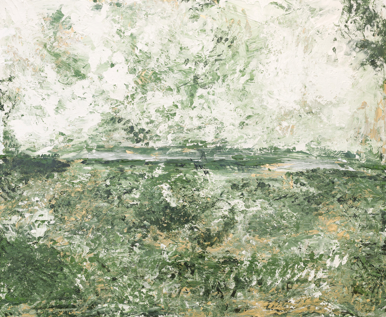 Blinking Line in green 120 x 100